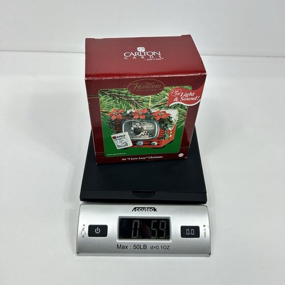 Carlton Cards AN I LOVE LUCY CHRISTMAS Heirloom Ornament Collection Light Sound - Picture 16 of 16